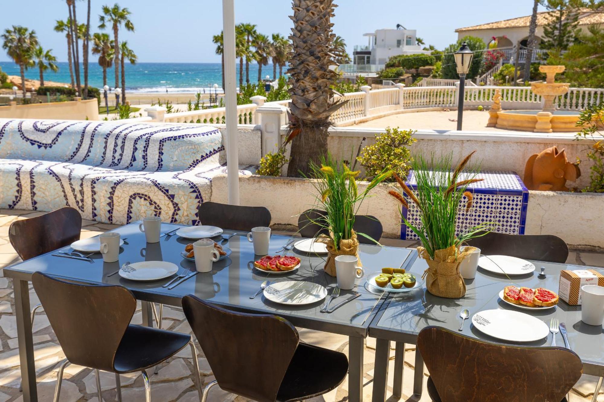 Fidalsa Grand Mediterranean Beachfront Villa Playa Flamenca Exterior photo